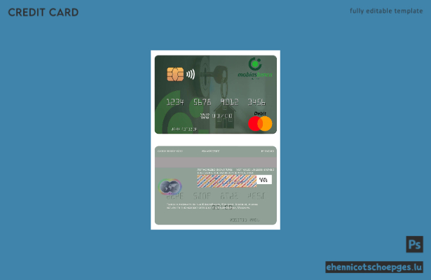Moldawien MobiasBanca Mastercard Beispielvorschau